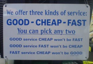 Good Cheap Fast