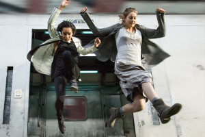 divergent jump from train